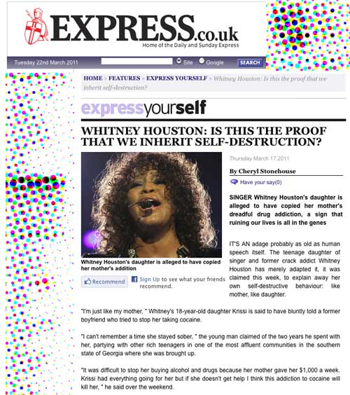 Daily Express Depression Article